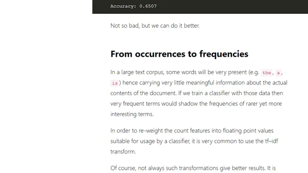 Text data classification with BBC news article dataset