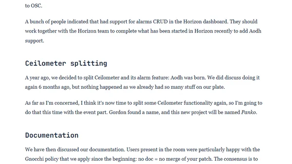 OpenStack Summit Newton from a Telemetry point of view