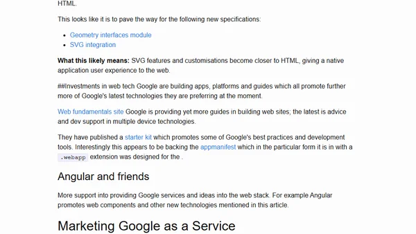 Google as a Service (GaaS)