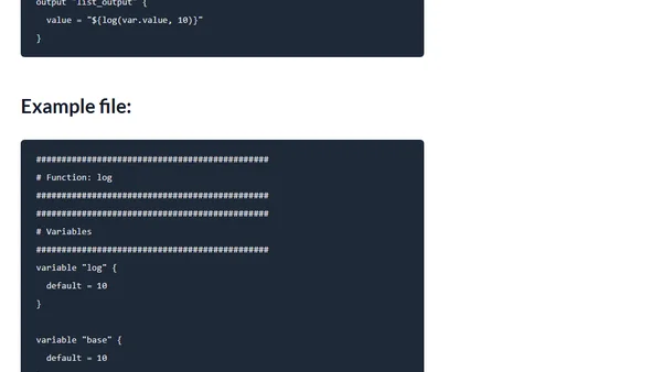 Terraform - FotD - log()