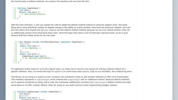 Java 8 default methods can break your (users') code
