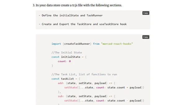 React - Why use TaskRunner over Redux, useReducer