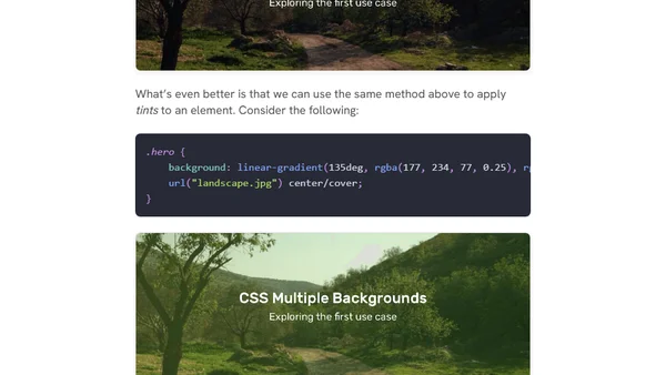 Understanding CSS Multiple Backgrounds