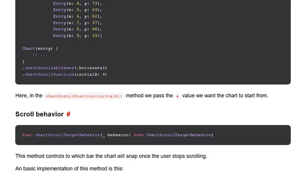 Make your Chart Scrollable with SwiftUI Charts (iOS 17)