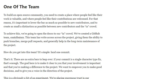 One Of The Team: The Hyper Project