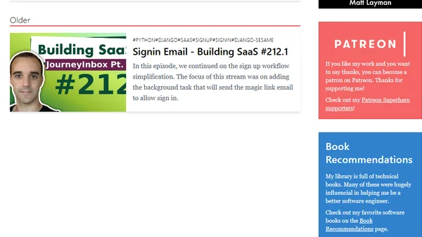 Building SaaS with Python and Django #212.2
