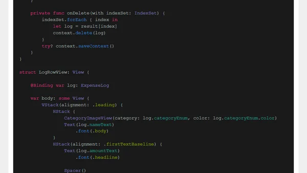 Building Expense Tracker Apple Watch App with SwiftUI & Core Data