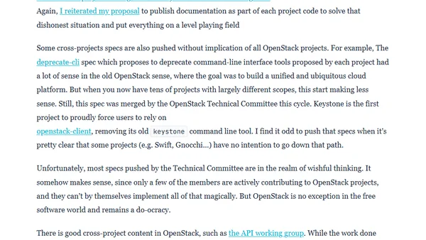 The OpenStack Schizophrenia