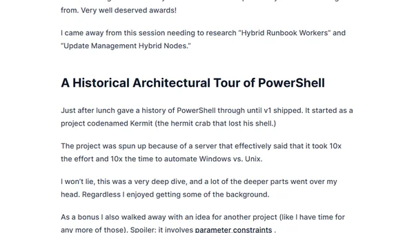 Day One of #PSHSummit 2018 - Bright-Eyed and Bushy-Tailed