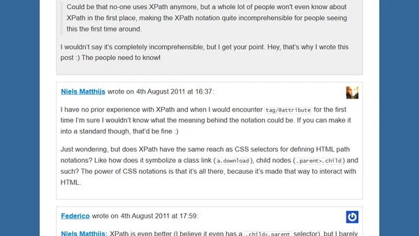 HTML element + attribute notation