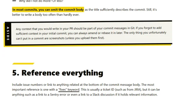 How to write a good git commit message