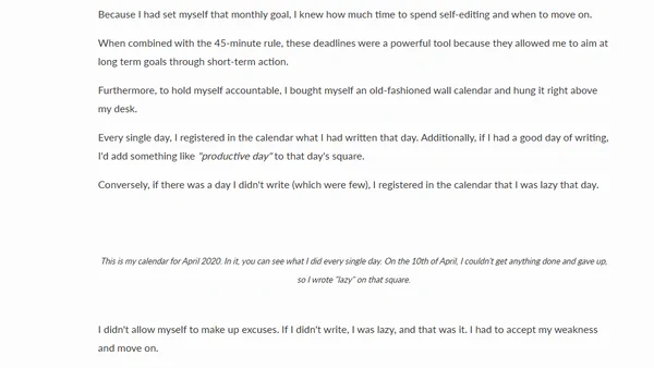 My book-writing routine