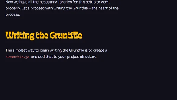 Configuring Grunt To Use LibSass With Susy