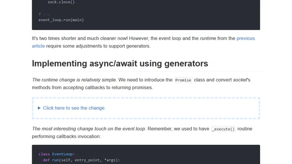 Explaining async/await in 200 lines of code