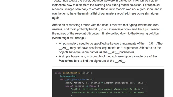 Simple object signatures