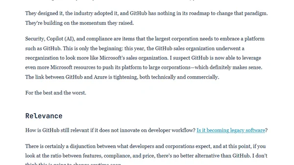 Is GitHub the Future or Becoming Obsolete?