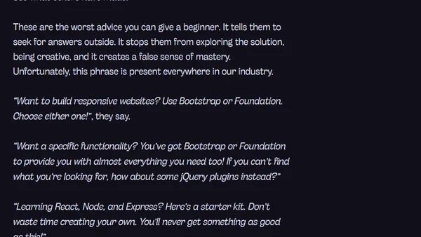 Learning to code quickly