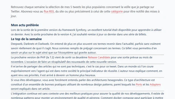 Ma semaine 37 de veille (11/09/2017 -> 17/09/2017)