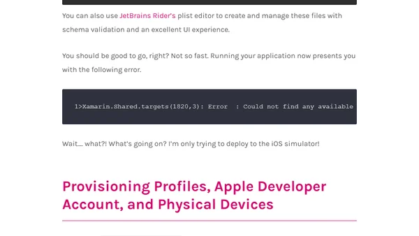 Fix .NET MAUI MissingEntitlement and Provisioning Profiles Issues