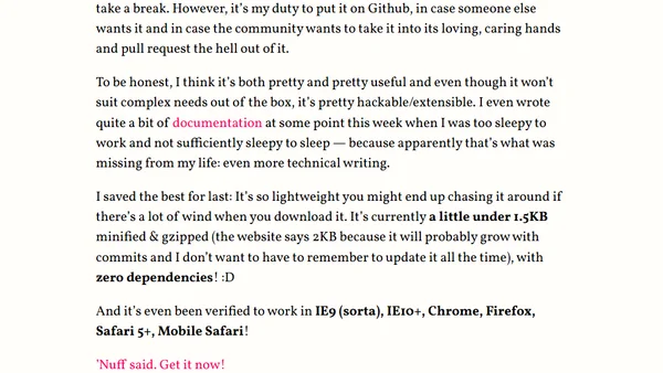 Awesomplete: 2KB autocomplete with zero dependencies