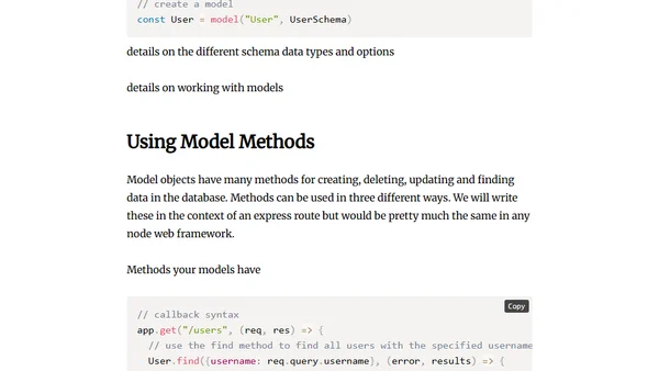 2022 MongooseJS Cheatsheet