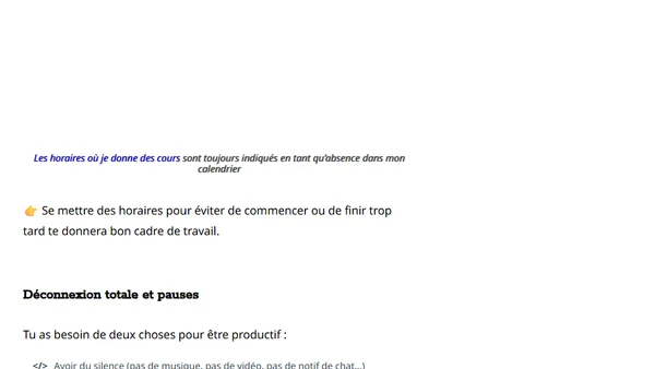Développeur remote : Liste de conseils pour sa productivité
