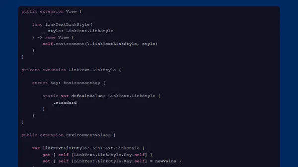 Creating a SwiftUI text view with tappable links