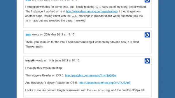 How to enable Safari Reader on your site?