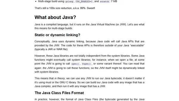 The Quest for Minimal Docker Images, part 2