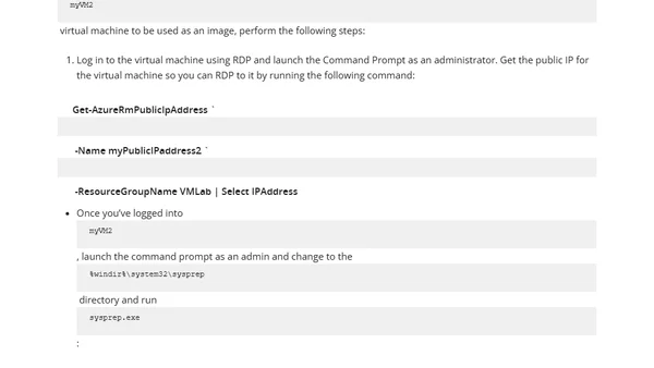 Working with images in Azure PowerShell