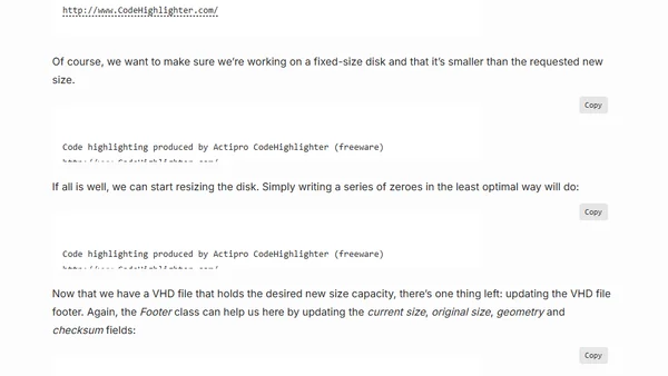 Tales from the trenches: resizing a Windows Azure virtual disk the smooth way