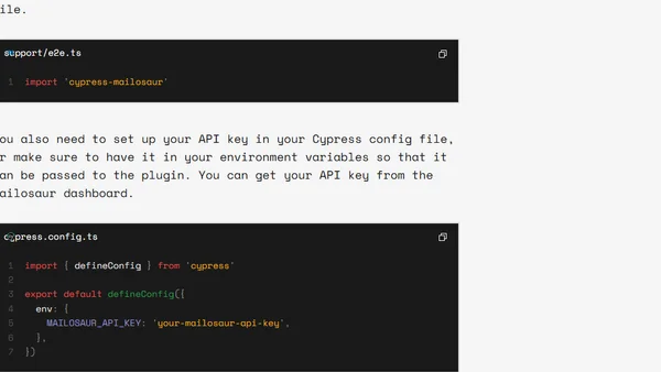 Testing email flows with Mailosaur
