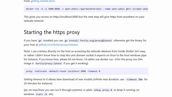 How to setup secure access to your local LLM UI
