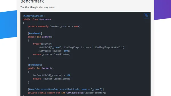A new way of doing reflection with .NET 8