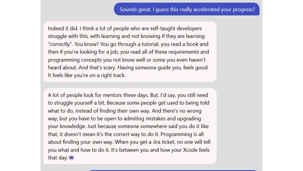iOS Chat with Danijela Vrzan