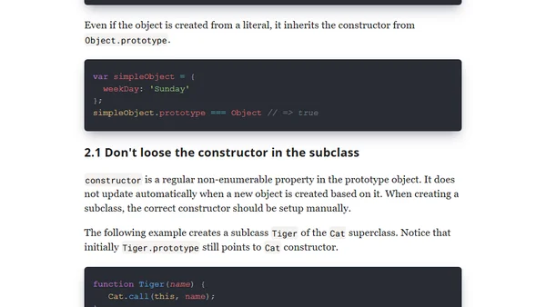 Inheritance in JavaScript: Understanding the constructor Property