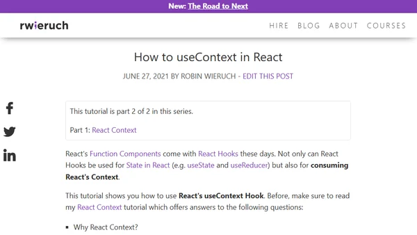 How to useContext in React