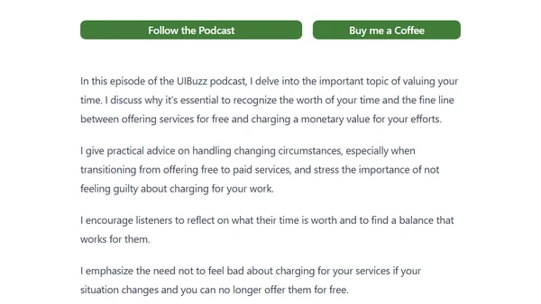 Everything you do has value