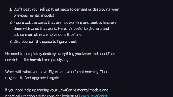 JavaScript Mental Models