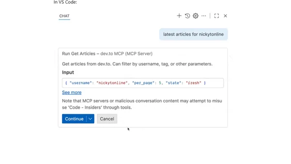 Introducing the dev.to MCP server