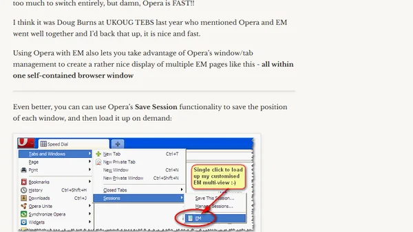 Opera + Oracle EM = true love
