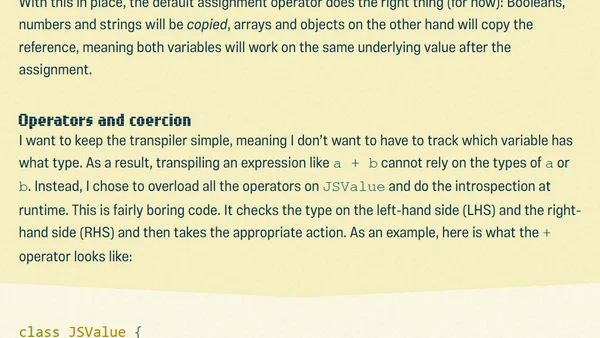 I turned JS into a compiled language (for fun and Wasm)