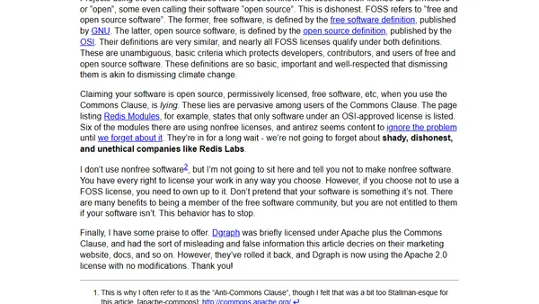 It's not okay to pretend your software is open source