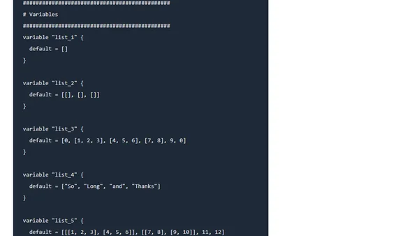 Terraform - FotD - flatten()