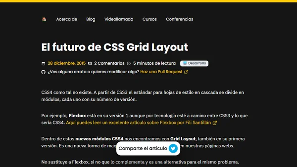 El futuro de CSS Grid Layout