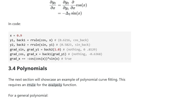 MicroGrad.jl: Part 1 ChainRules