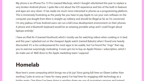 What I use, 2023 edition