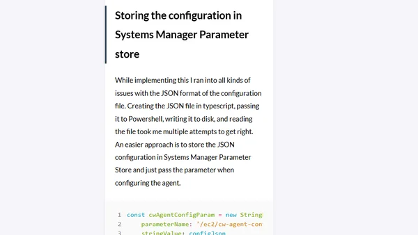 Improve observability for Windows EC2 instances with the CloudWatch Agent
