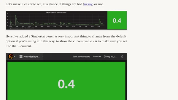 Monitoring Logstash Ingest Rates with InfluxDB and Grafana