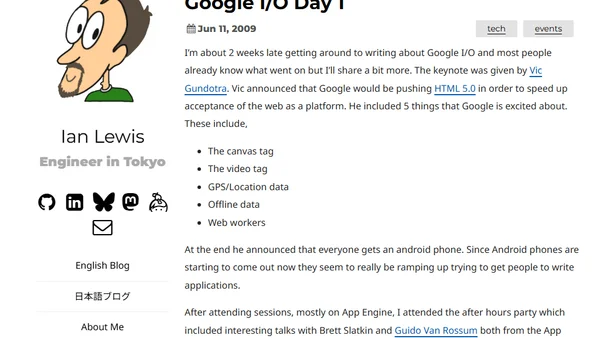 Google I/O Day 1
